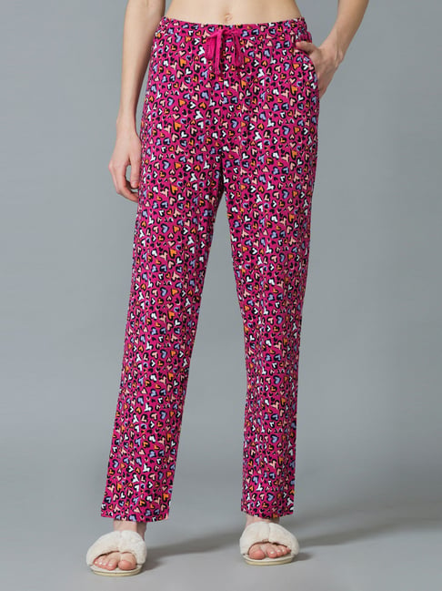 Van Heusen Pink Printed Pyjamas