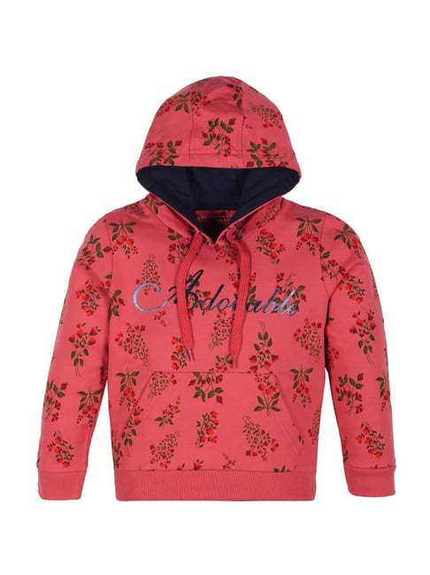 Red Hoodie Jacket without Zipper – Cutton Garments