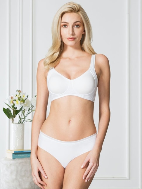 Buy Van Heusen White Cotton Bralette Bra for Women Online @ Tata CLiQ