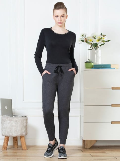 Van Heusen Black Mid Rise Joggers-picture-29