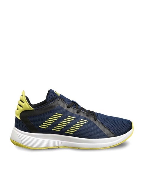 Adidas blue outlet mesh running shoes