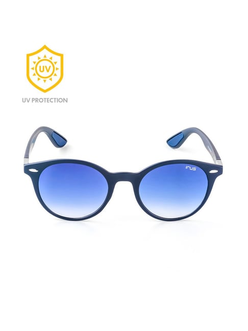 Buy IRUS By IDEE IRS1105C3SG Blue Round Sunglasses at Best Price