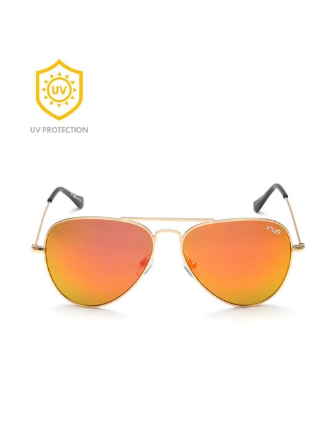 Orange cheap aviator sunglasses