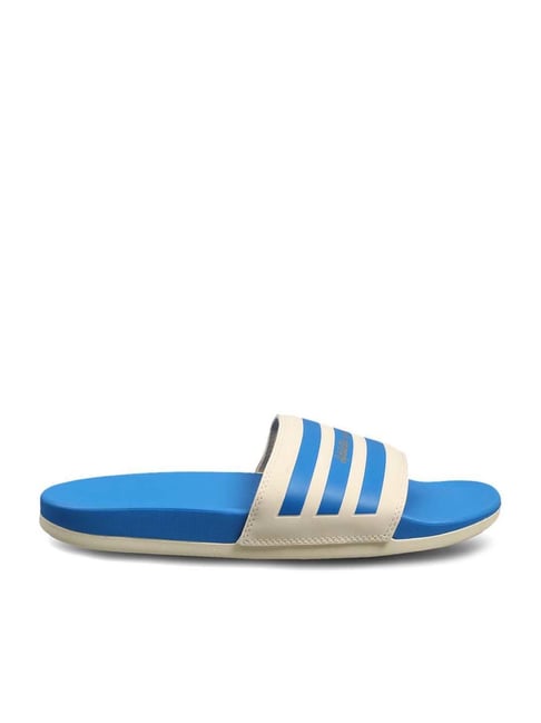 Adidas Men's ADILETTE COMFORT White Slides