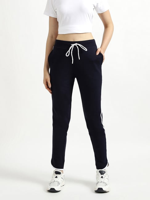 United Colors of Benetton Navy Slim Fit Track Pants