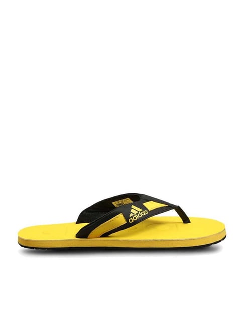 Adidas flip flops outlet yellow