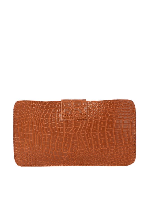Bagsy Malone Croco Tan Animal Effect Wallet