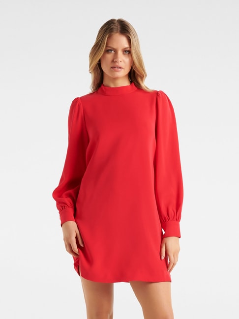 Forever New Red Shift Dress Price in India