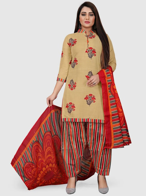 Cotton suit material hot sale with price