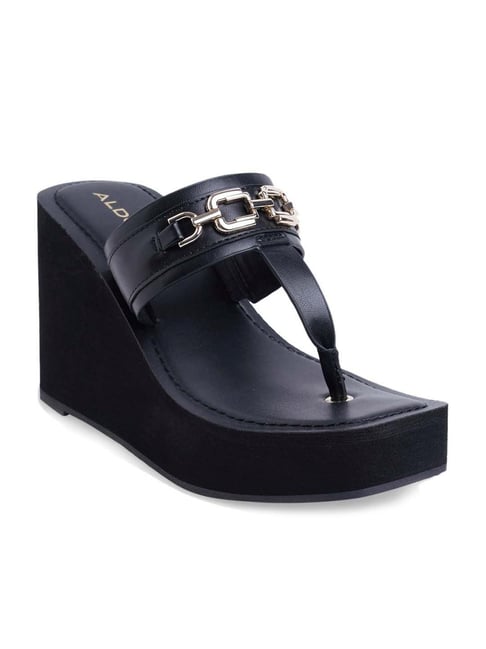 Jack Rogers Jacks Metallic Leather Platform T-Strap Thong Wedge Sandals |  Dillard's