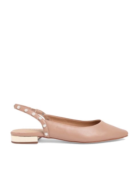 Aldo Women's Beige Sling Back Sandals