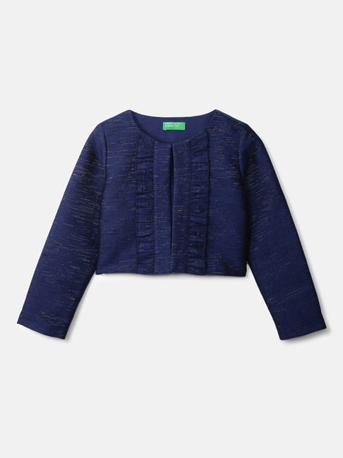 United Colors of Benetton Kids Navy Regular Fit Jacket