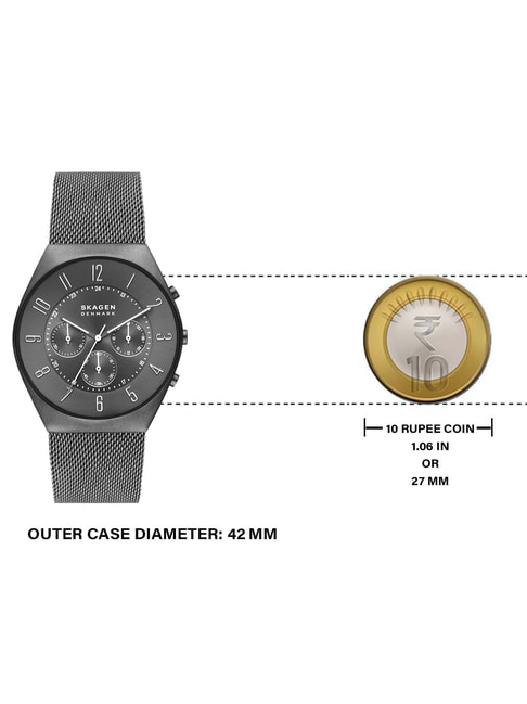 SKW6821 Analog @ Buy Watch Price Best at CLiQ Chronograph Men for Tata Skagen Grenen