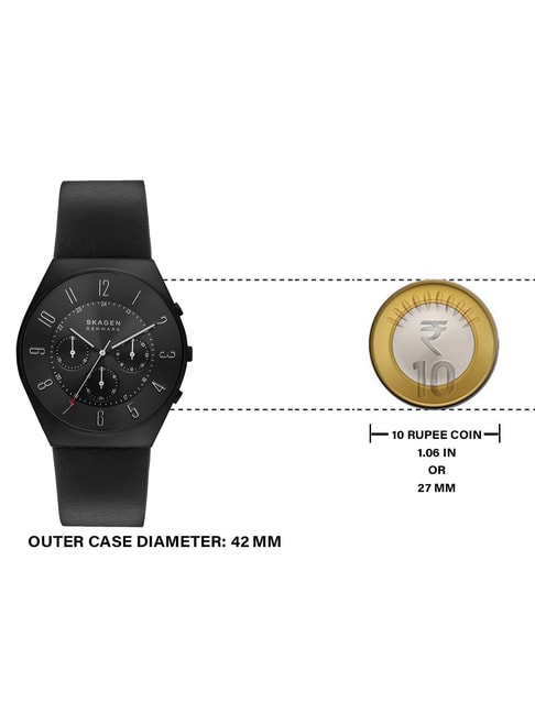 Analog SKW6843 at Price Grenen Chronograph Best CLiQ Buy Skagen @ Men Tata for Watch