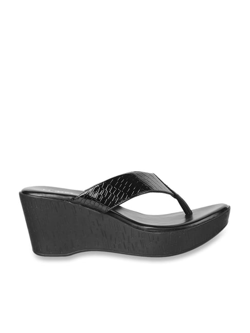 Toea Black Women's Wedge Sandals | ALDO Shoes Qatar