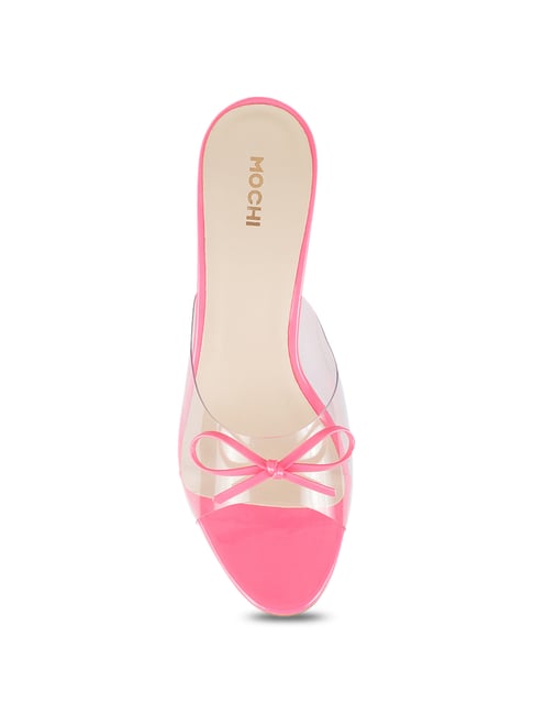 Buy Mochi Women's Pink Casual Sandals for Women at Best Price