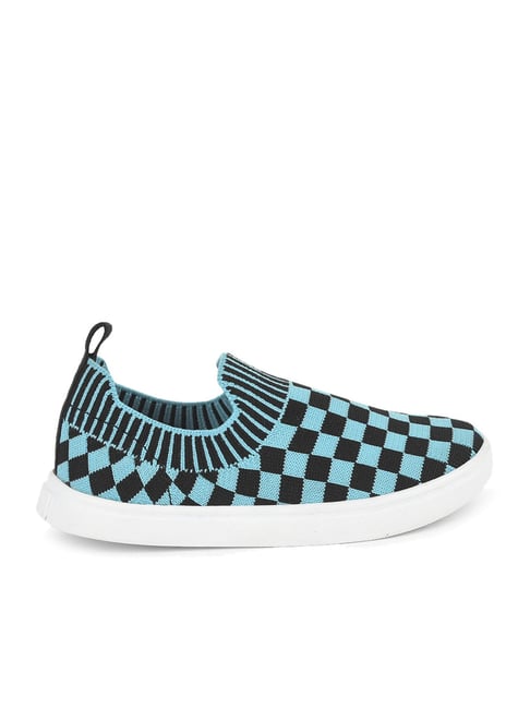 Lucy & Luke By Liberty Kids Black & Blue Sneakers