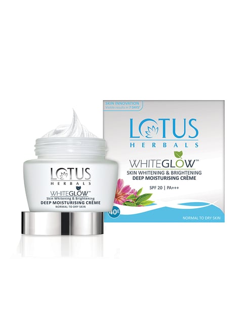 Buy Lotus Herbals Whiteglow SPF 20 Deep Moisturising Cream 40 gm