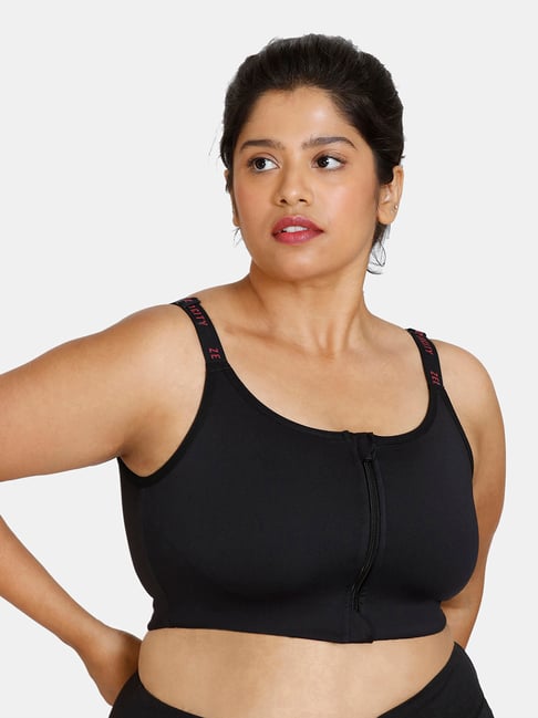 Buy Zelocity by Zivame Black Sports Bra for Women's Online @ Tata CLiQ