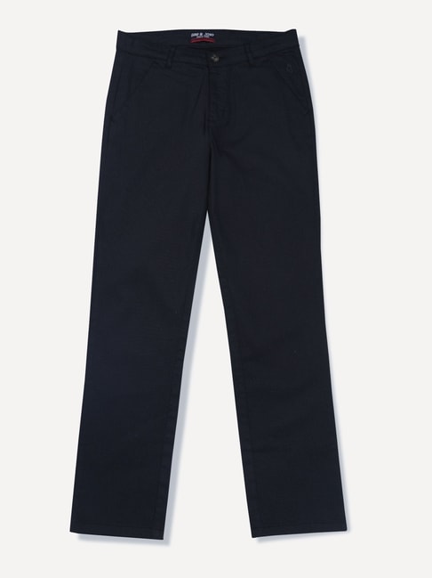 Buy Black Cotton Pant For Men by The Men's Kompany Online at Aza Fashions.