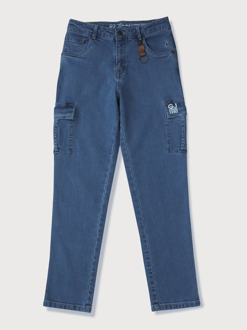 Gini & Jony Kids Blue Regular Fit Jeans