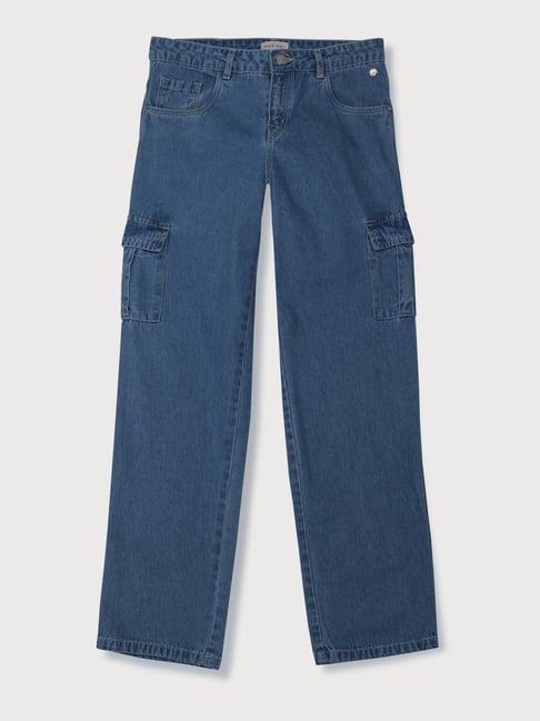 Gini & Jony Kids Blue Regular Fit Jeans