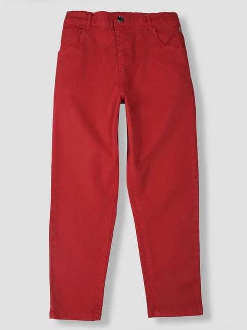 & Other Stories tailored pants in red | ASOS