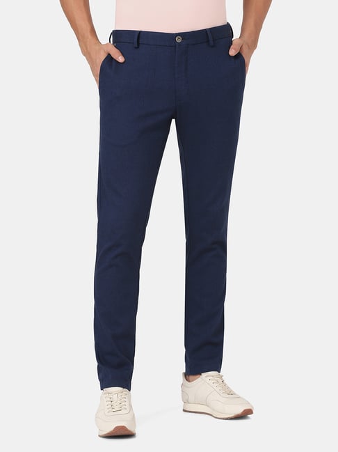 Skinny Fit Formal Trousers Men  Buy Skinny Fit Formal Trousers Men online  in India