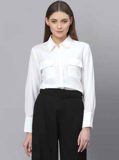 Style Quotient White Regular Fit Shirt-picture-41