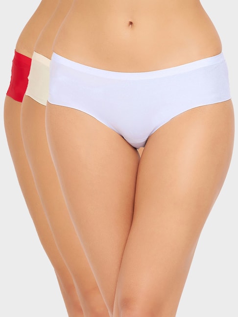 Buy Clovia Multicolor Hipster Panty (Pack Of 3) for Women Online @ Tata CLiQ