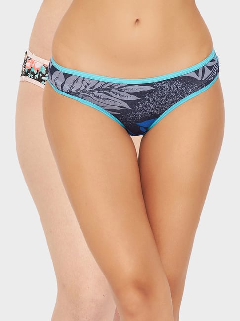 Buy Clovia Multicolor Floral Print Bikini Panty (Pack Of 2) for Women  Online @ Tata CLiQ