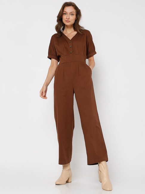 Buy Cover Story Blue Full Sleeves Jumpsuit for Womens Online  Tata CLiQ