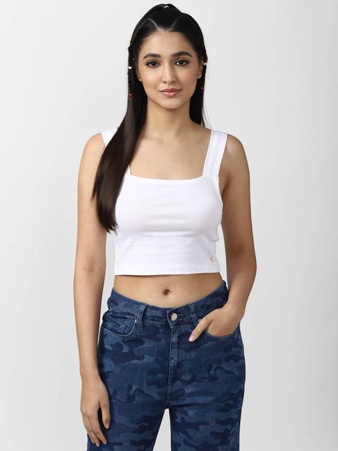Buy White Crop Tops For Women Online In India At Best Price Offers