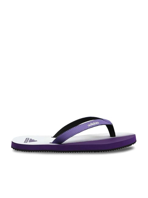 Adidas Women's Galacto W Purple Flip Flops