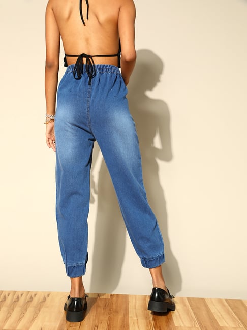 Buy Denim Joggers For Women Online In India At Best Price Offers