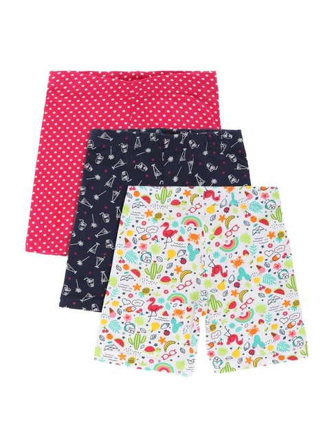 Bodycare Kids Multicolor Cotton Printed Shorts (Pack of 3)-picture-22
