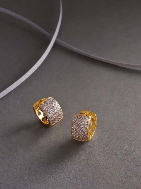 Distinctive Hoop Earrings Designs Diamond Model Jewellery Sapphire and  Black ER23757