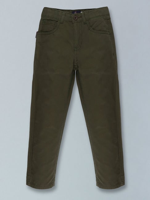 Buy Hackett London Boys Ivy Green Solid Elasticated Waistband Track Pants  Online  739628  The Collective