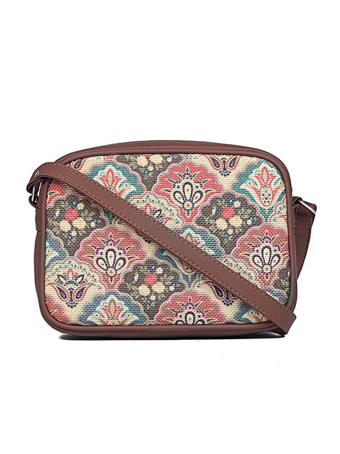 ZOUK Multicolor Printed Small Cross Body Bag-picture-21