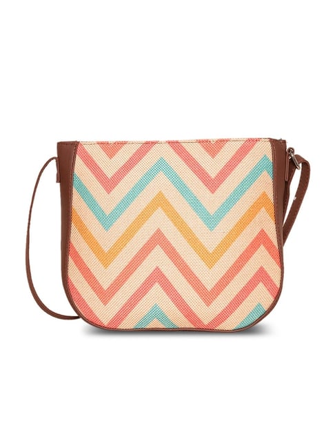 ZOUK Multicolor Printed Small Cross Body Bag-picture-35