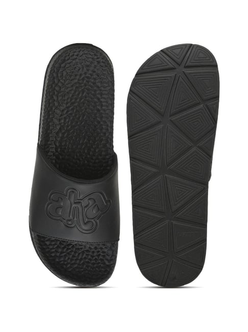 Aha by Liberty Men's Black Slides