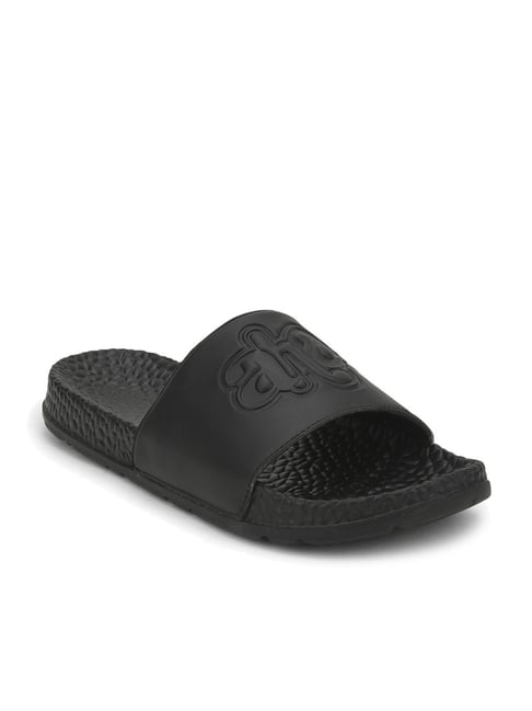 Buy Aha by Liberty Men s Black Slides for Men at Best Price Tata