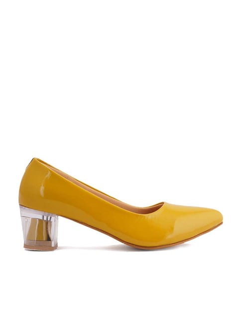 SCENTRA Women's Mustard Casual Pumps