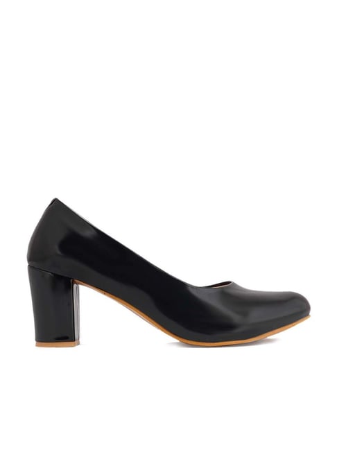 SCENTRA Women's Black Formal Pumps