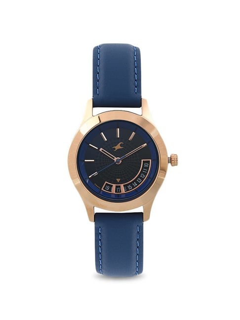 Leather 2024 watch fastrack