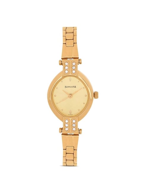 Sonata 8064YM01 Sona Sitara Analog Watch for Women