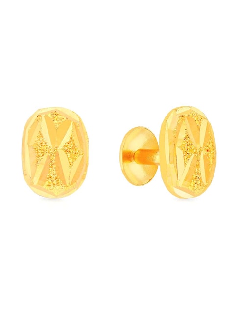 22K Solid Gold 20mm Hoop Earrings Gold Earrings Statement Earrings Fas –  gemcitygems.com