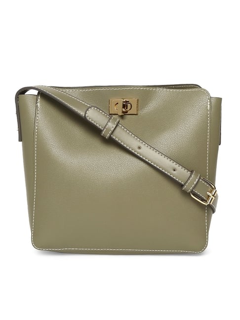 Accessorize London Khaki Large Cross Body Bag-picture-22
