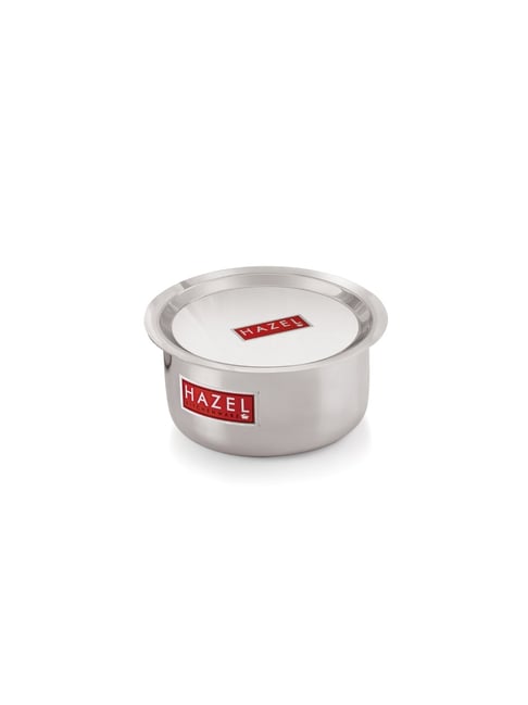 HAZEL Silver Aluminium Boiling Tope with Lid (1L)-picture-19