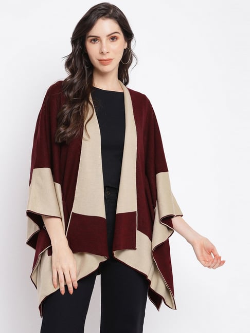 Latin Quarters Maroon Shrug